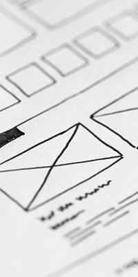 Wireframing for a website