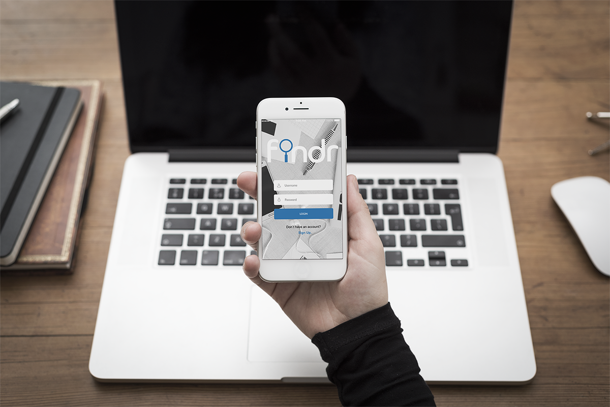 Findr is an app concept to find your missing items